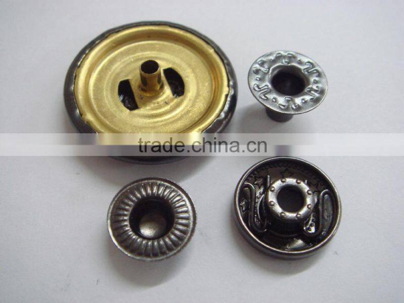 25mm high quality metal brass snap military button