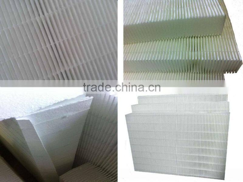 Mini pleat packs for 4 cell v bank compact filter