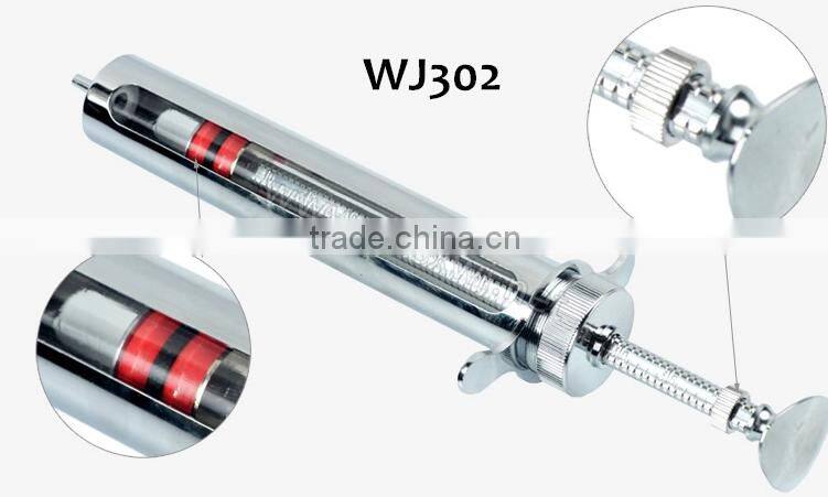 Veterinary Metal Syringe Luer Lock Injector WJ302