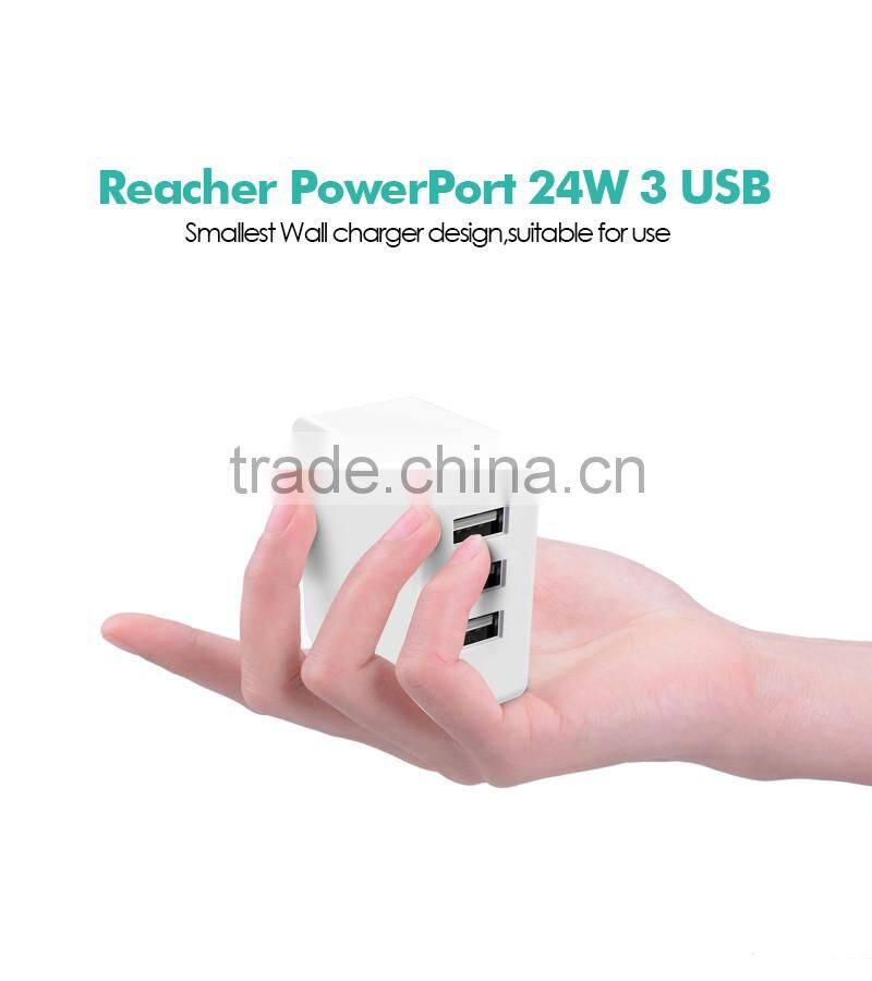 2016 alibaba portable quick charge 3 in 1 usb cable charger