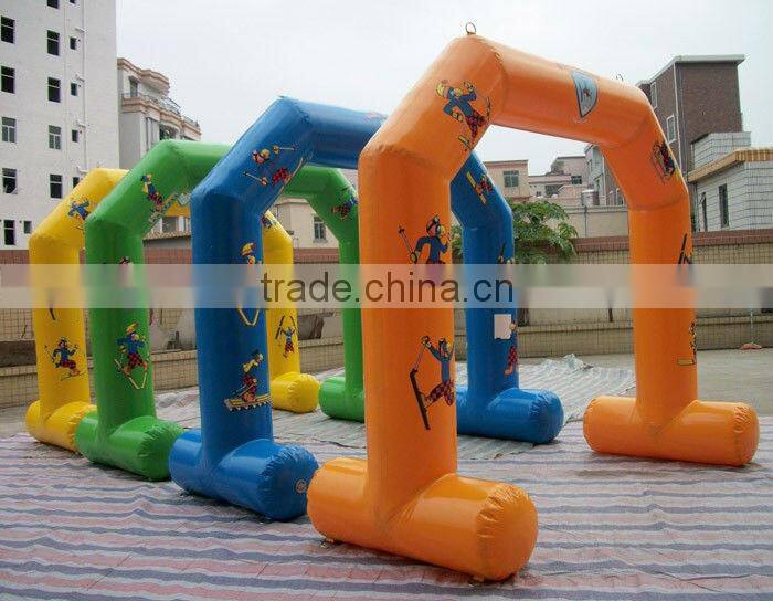 Outdoor inflatable arch advertising archway for sale