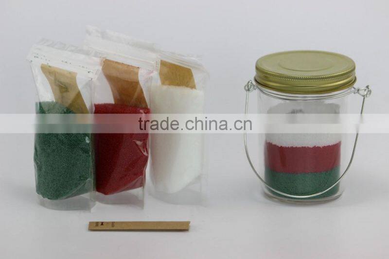 Simplicity DIY Jar Candle, DIY candle sand & cotton wick & glass jar