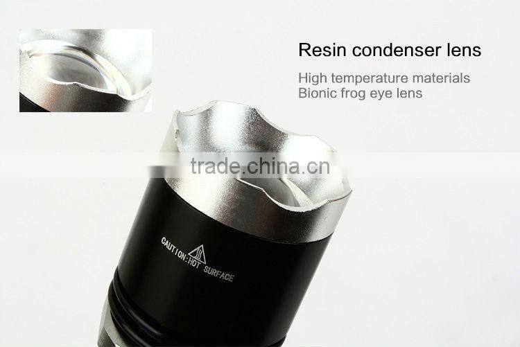 GOREAD Y46 focusabe high bright T6 flashlight T6 5mode torch