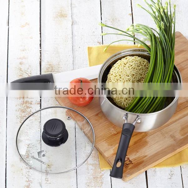 Top sale bakelite handle stainless steel milk pot