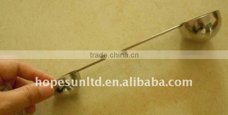 stainless steel double Espresso coffee scoop measure