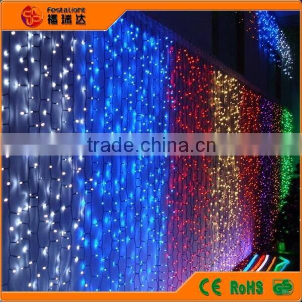 2016 China supplier Wedding lights3Mx3M 400 Led curtain Light/led decorative lights