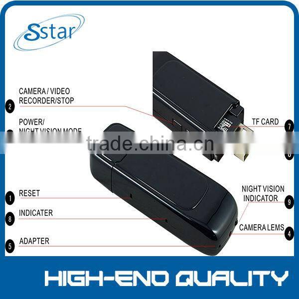 U disk hidden camera in CCTV camera wireless night vision