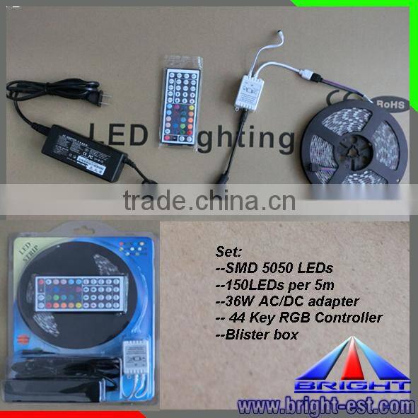 Alibaba Low Price 120led Per Meter Non-Waterproof Blue Color SMD LED Strip 3528 With CE ROHS