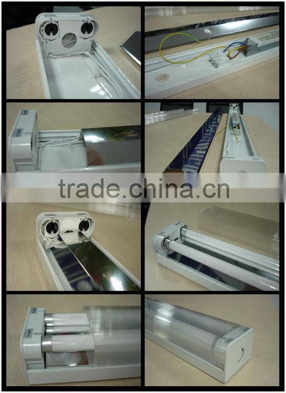 Single led strip bar light fixture t5 tube batten lighting