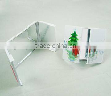 advertising gift 3 ways foldable mirror/ make up mirror