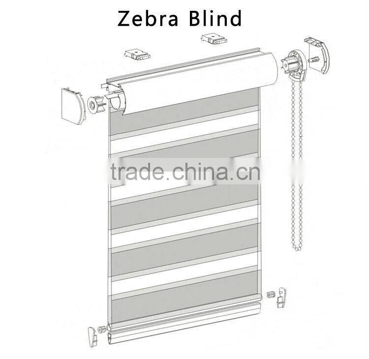 Zebra blinds fabric manufacture for window