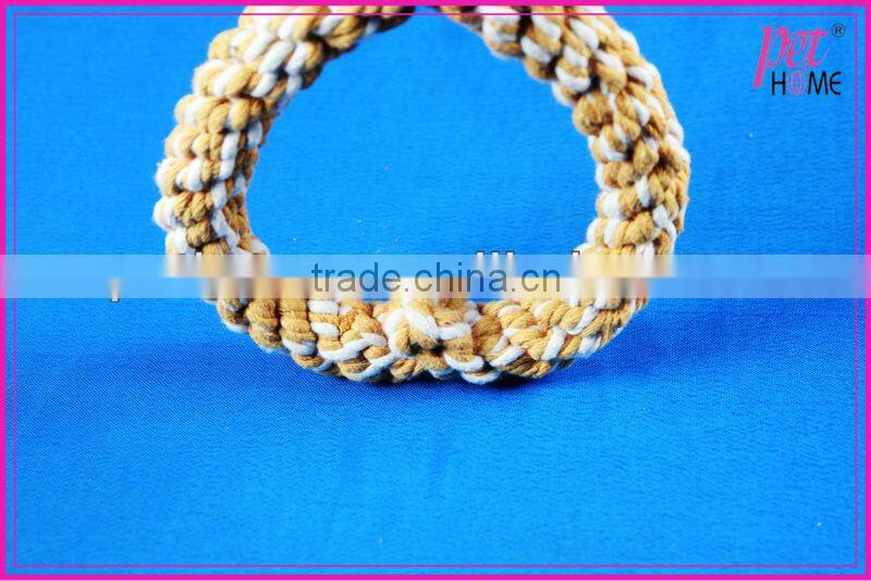 heart shaped pet rope toy