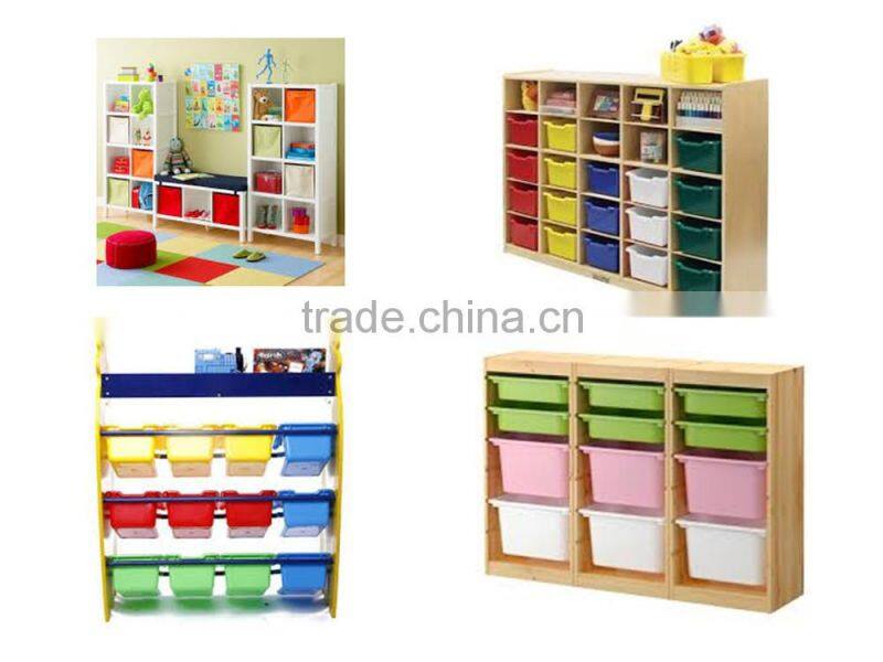 wooden children toys storage cabinets