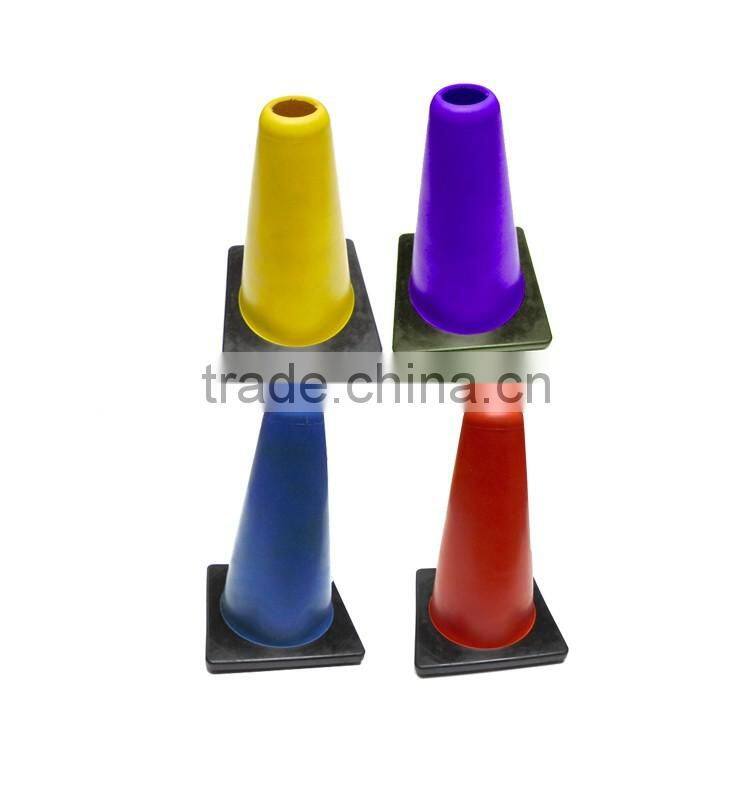 2016 New Design Sport Equipment 9 Inch TPR Two Color Cone