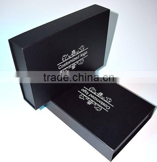 Custom made folding box new design with ribbon Luxury gift box