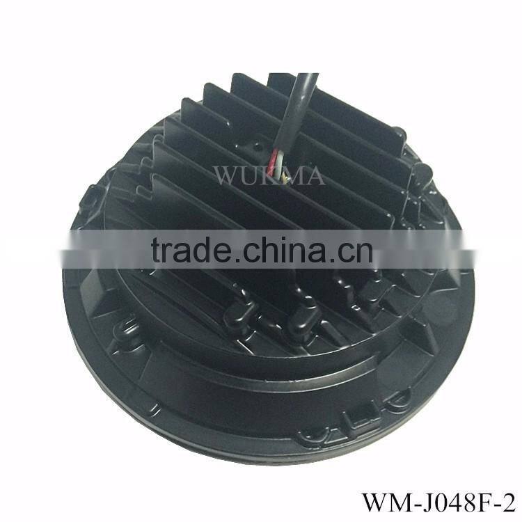 Angel Eyes 7'' LED Headlight For Jee-p Wrangler JK TJ LJ H4 Hi-lo Beam Front Driving Headlamp Styling For Harley motorcycle