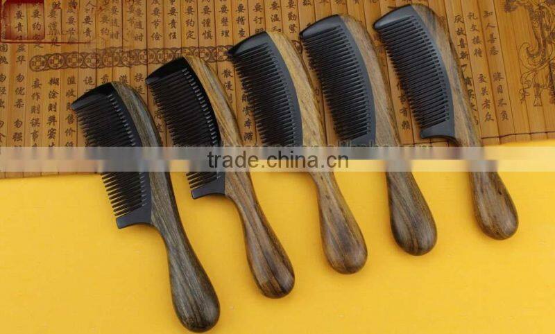 2016 New Arrival Wood OX Horn Comb Wholesale