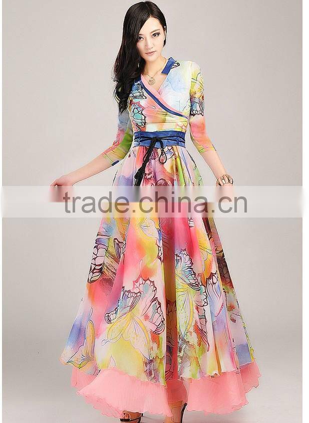 Different types of custom fabric printing printed fabrics for dress