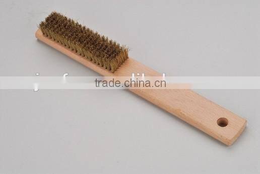 long handle brass wire brush