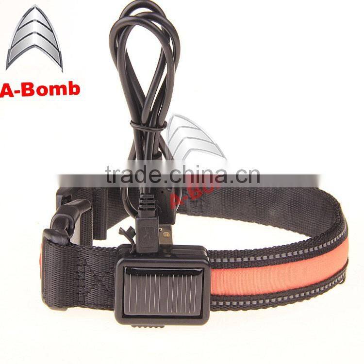2016 A-bomb LED/solar pet collar
