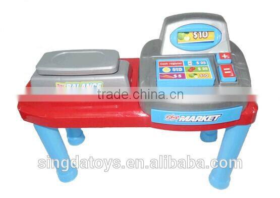 2014 Newest Supermarket shopping with suit the cash register Toys Set for kids
