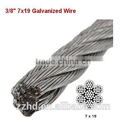 BS 183 Gsw, Guy Wire, Stay Wire Stranded Galvanized Steel Wire