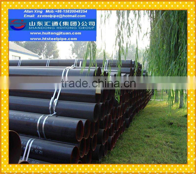 OD 3",4",5",6",8",10",12",14" Hot Finished Seamless Sch 40,Sch80,Sch XS,STD ASTM A106 Grade B Carbon Steel Pipe