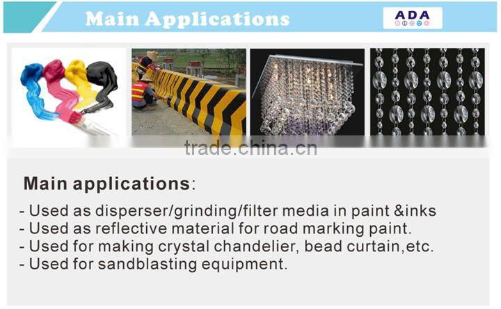 Factory supply glass beads for road marking paint