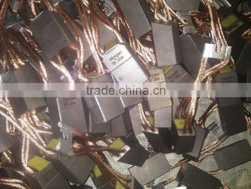 copper graphite carbon brush for collector ring with carbon brush holder