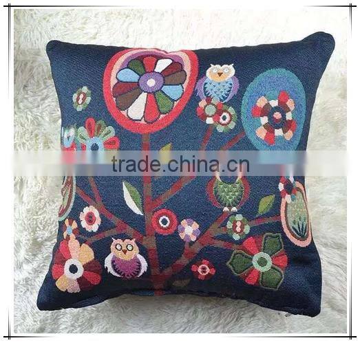 Alibaba china jacquard custom design handmade cushon pillow cover