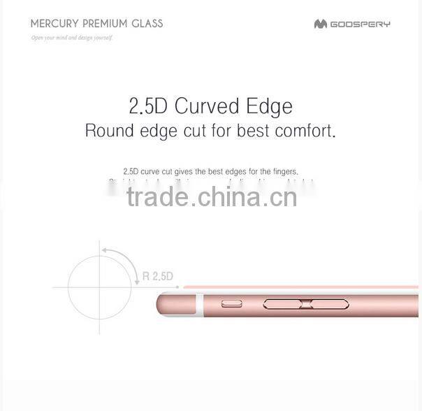 Ultra-thin 0.26mm 9H 2.5D Mercury Goospery Premium For Samsung galaxy J5/J7 (2016), Tempered Glass Screen Protector