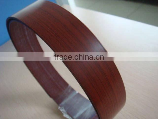 CX high quality 22x2mm red color cabinet pvc edge
