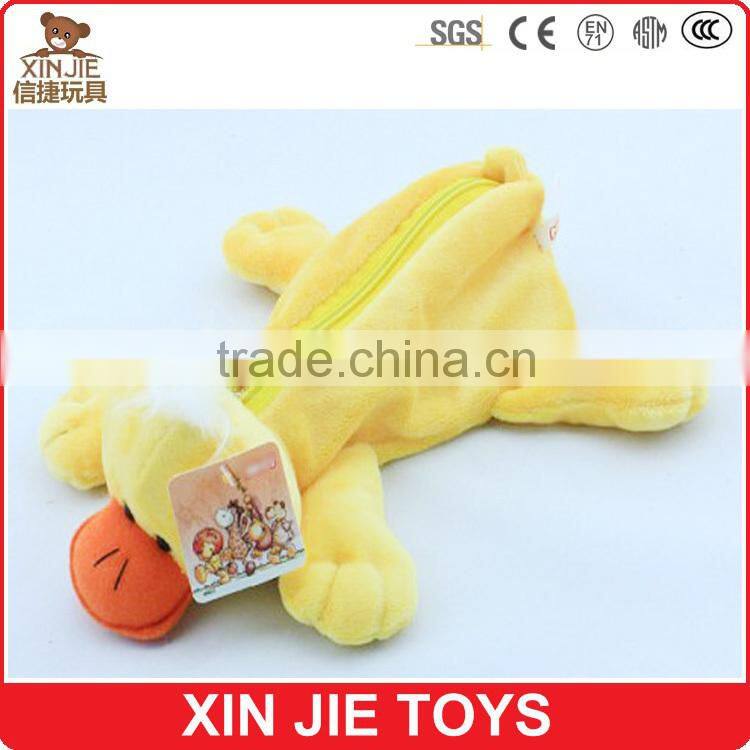 CE standard kids plush pencil bag