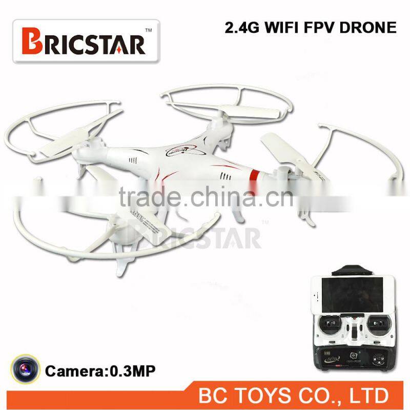 Hot new product wifi rc quadcopter fpv headless mode toys with built-in camera.