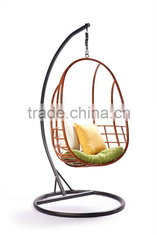 Modern and popular PE rattan swing chair