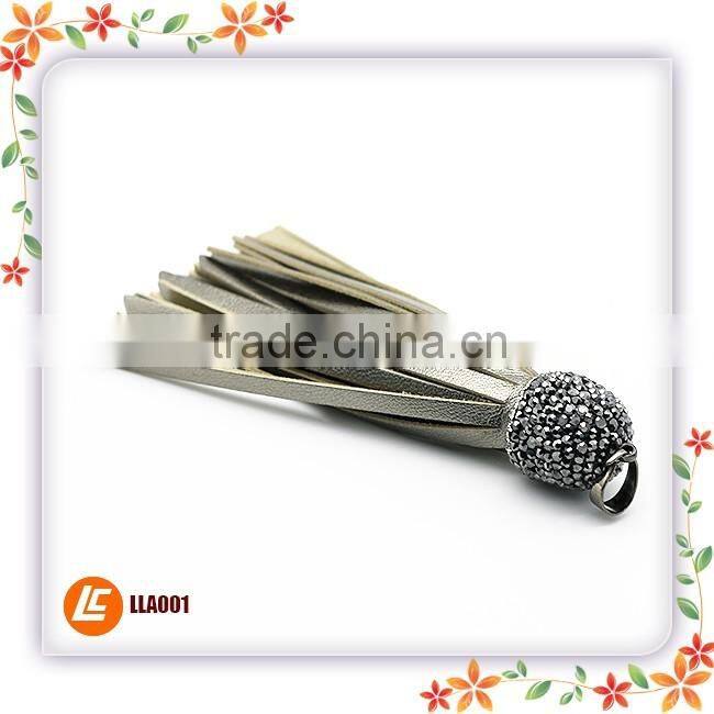 Custom Genuine Leather Tassels For Bag Decoration