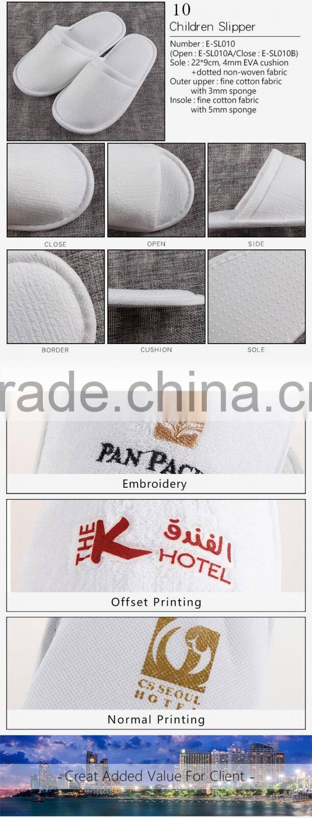 wholesale house guest slippers china terry towel slippers for traveling