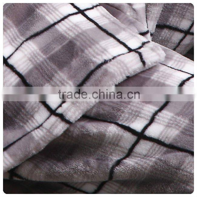 Men's super soft thermal coral fleece bathrobe