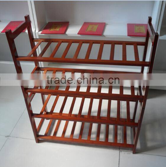 2015 new hot sell Multifunctional natural wood shoes stool