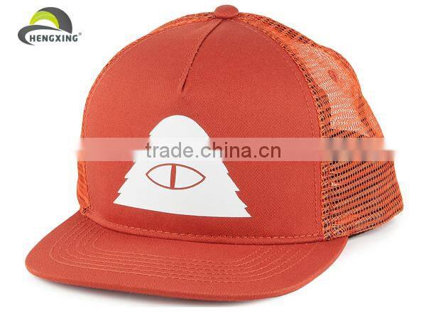 Camo print trucker hat custom mesh baseball cap