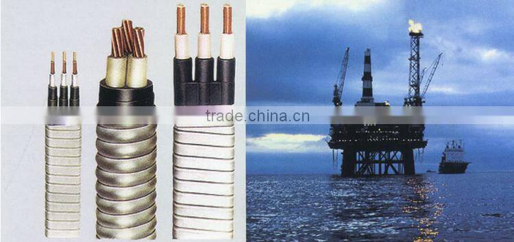 UL certified copper conductor submersible oil pump cables/ mine cable