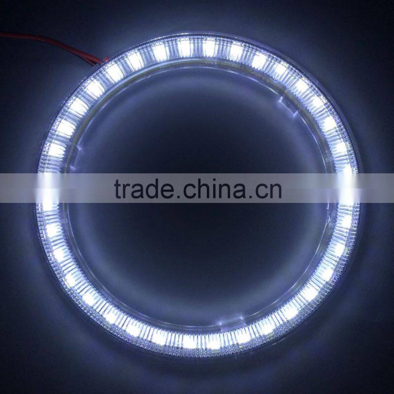 80mm White Car led Light Angel Eyes Halo Led Ring Light