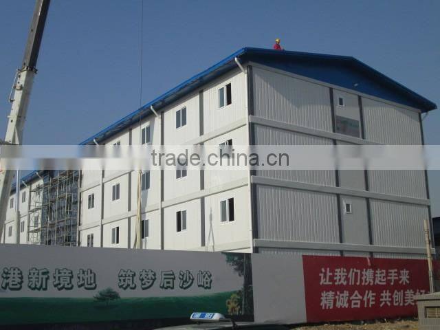 beautiful prefabricated steel frame laborer camp dormitory