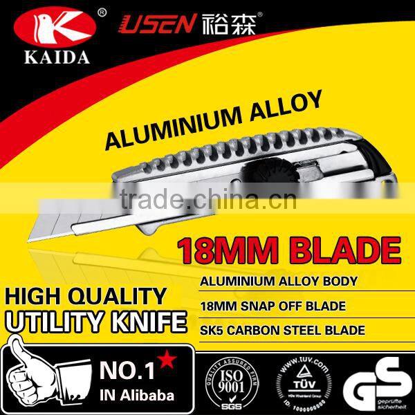 tool cutter Aluminium Alloy 18mm blade multifuction tool Auto-lock Slider knife