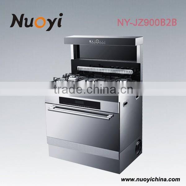 NY-JZ900E2S fashion beauty 5 burner gas cooker with oven easy Operating and working with safety device