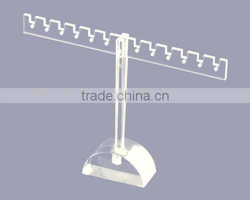 Plastic stand for jewelry countertop display rack