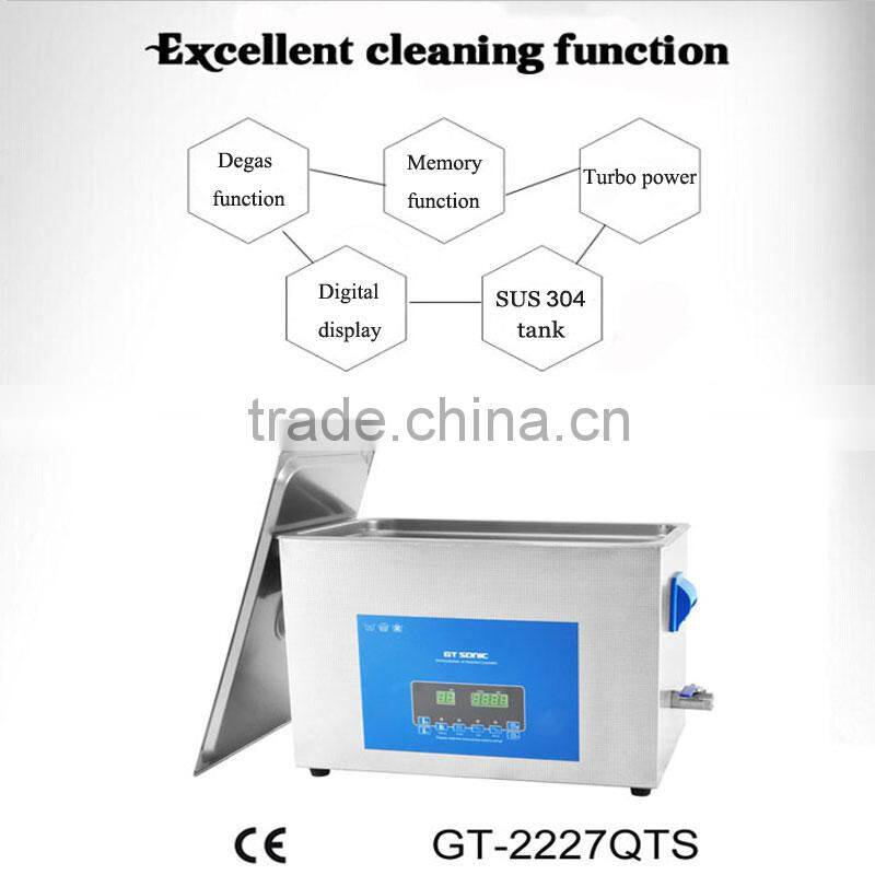 China 27L Electronic ultrasonic cleaner manufacture GT-2227QTS