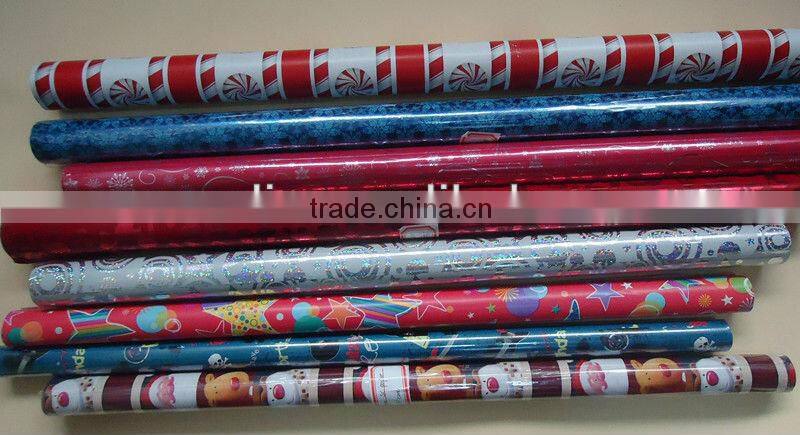 Laser printing gift wrapping paper