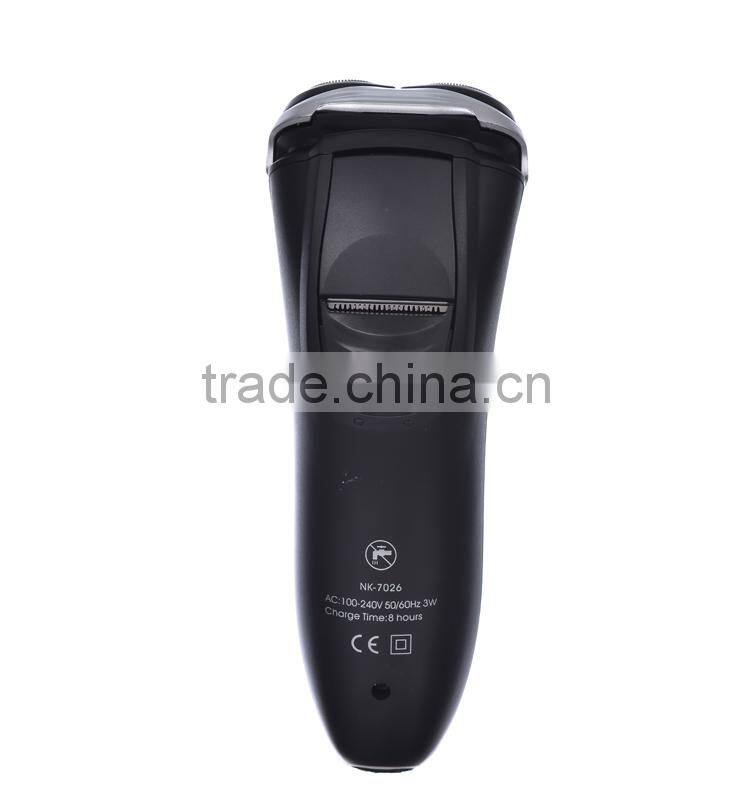 Super shaver rubble handle triple blade shaver for male