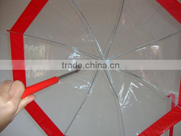 23" Apollo Transparent Umbrella, Clear Bubble Dome umbrella